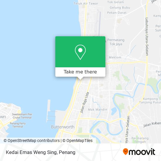 Peta Kedai Emas Weng Sing