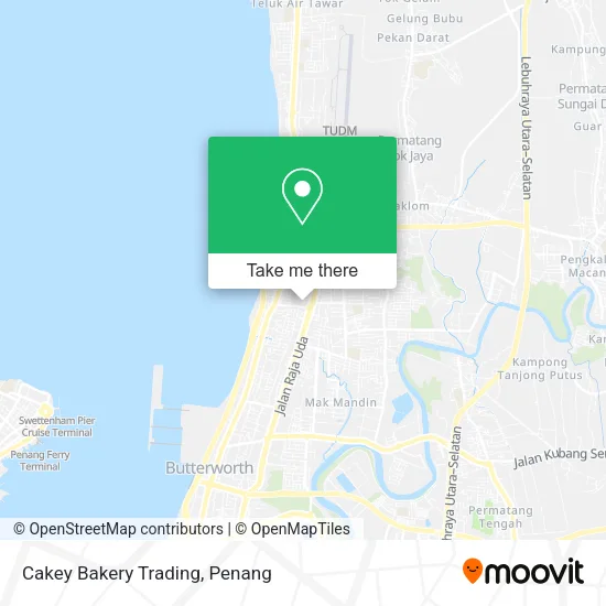 Cakey Bakery Trading map