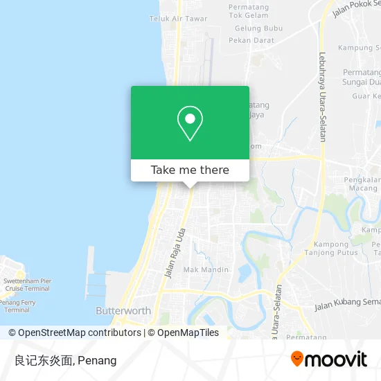 良记东炎面 map