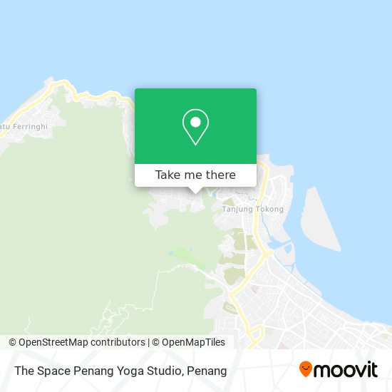 The Space Penang Yoga Studio map