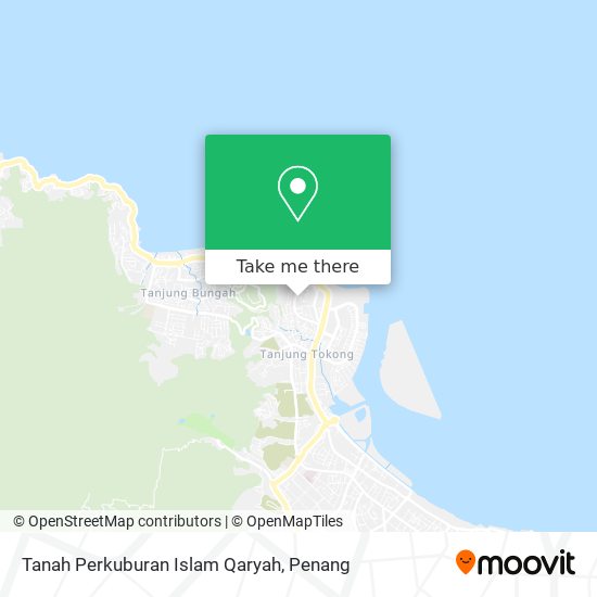 Tanah Perkuburan Islam Qaryah map