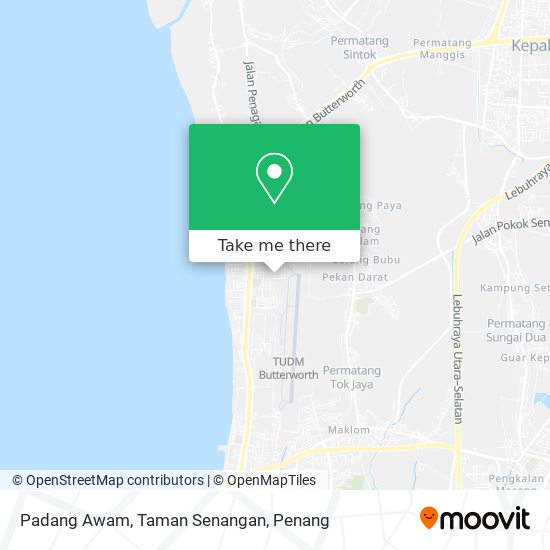 Peta Padang Awam, Taman Senangan