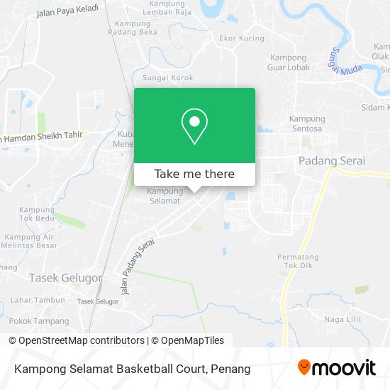Kampong Selamat Basketball Court map
