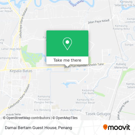 Peta Damai Bertam Guest House