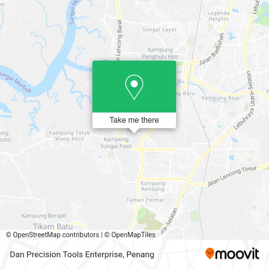 Dan Precision Tools Enterprise map