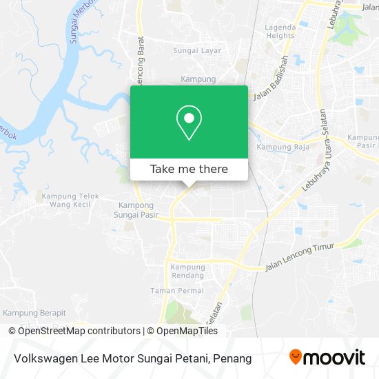 Volkswagen Lee Motor Sungai Petani map