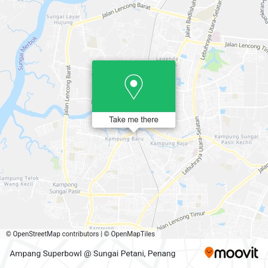 Ampang Superbowl @ Sungai Petani map