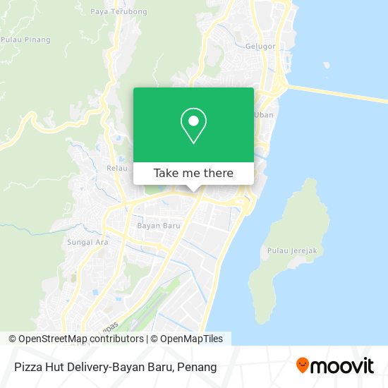Peta Pizza Hut Delivery-Bayan Baru