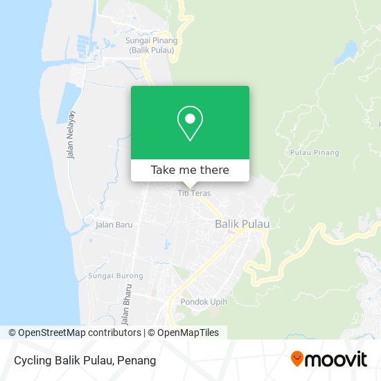 Cycling Balik Pulau map