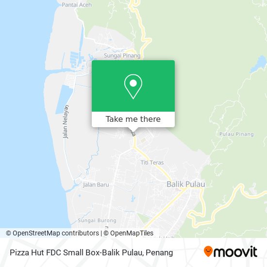 Peta Pizza Hut FDC Small Box-Balik Pulau