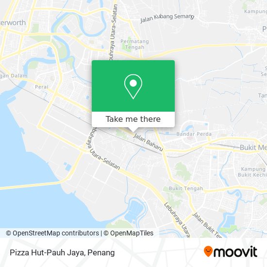 Peta Pizza Hut-Pauh Jaya