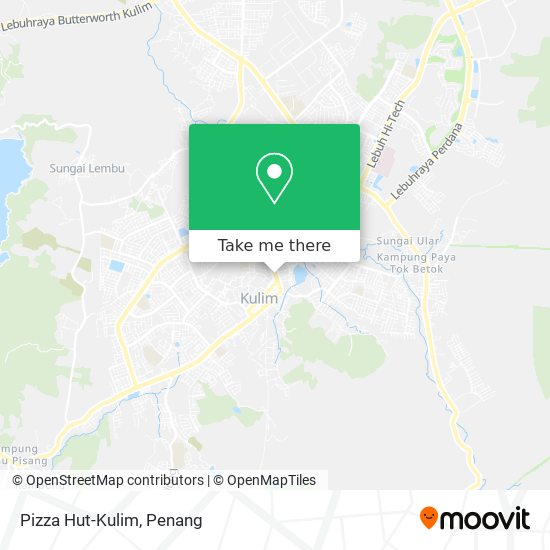 Pizza Hut-Kulim map
