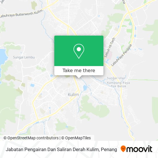 Peta Jabatan Pengairan Dan Saliran Derah Kulim