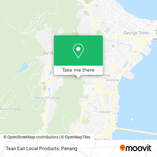 Tean Ean Local Products map