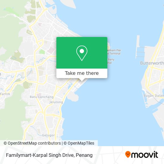Familymart-Karpal Singh Drive map