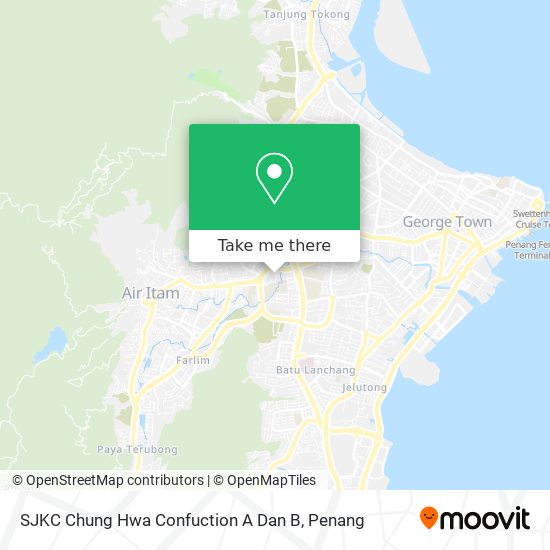 SJKC Chung Hwa Confuction A Dan B map