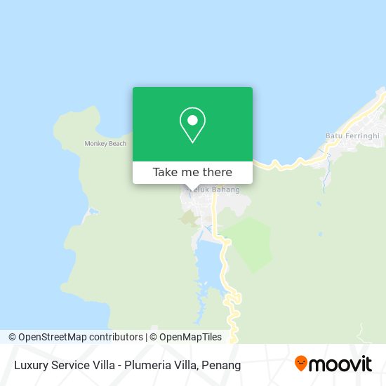 Luxury Service Villa - Plumeria Villa map