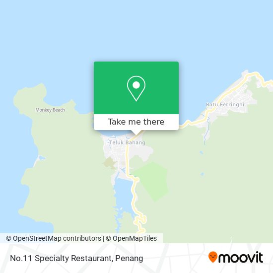 No.11 Specialty Restaurant map