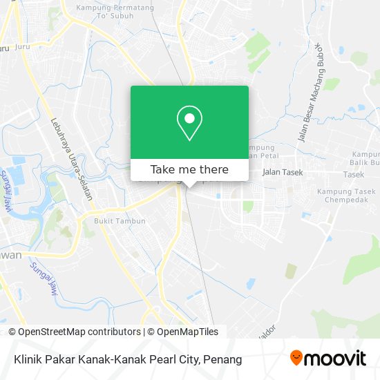 Peta Klinik Pakar Kanak-Kanak Pearl City