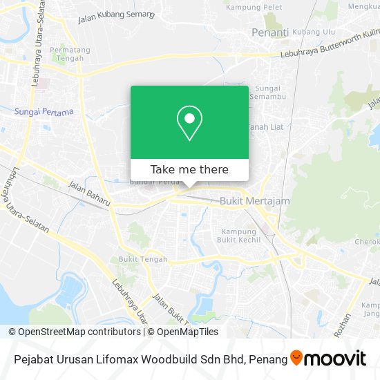 Peta Pejabat Urusan Lifomax Woodbuild Sdn Bhd