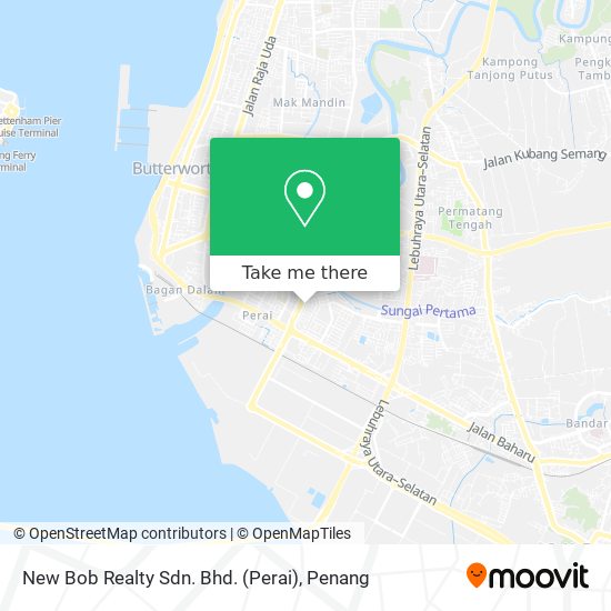Peta New Bob Realty Sdn. Bhd. (Perai)