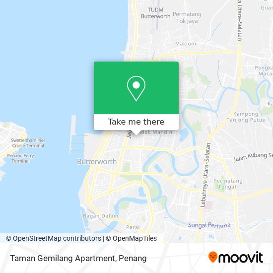 Taman Gemilang Apartment map