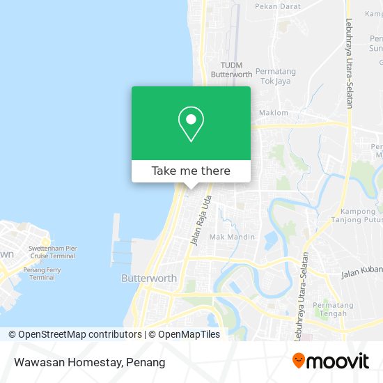 Wawasan Homestay map
