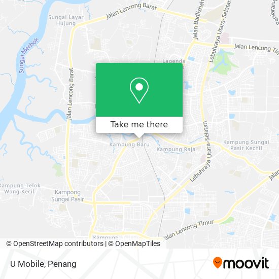 U Mobile map