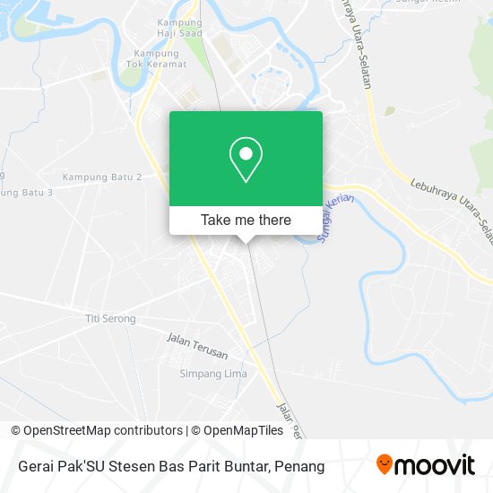 Gerai Pak'SU Stesen Bas Parit Buntar map