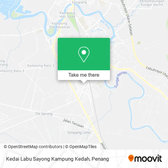 Kedai Labu Sayong Kampung Kedah map