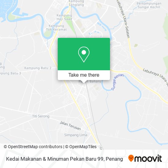 Kedai Makanan & Minuman Pekan Baru 99 map