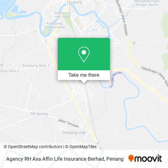 Agency RH Axa Affin Life Insurance Berhad map