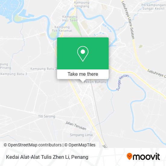 Kedai Alat-Alat Tulis Zhen Li map