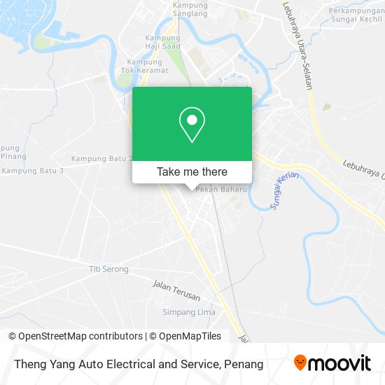 Theng Yang Auto Electrical and Service map