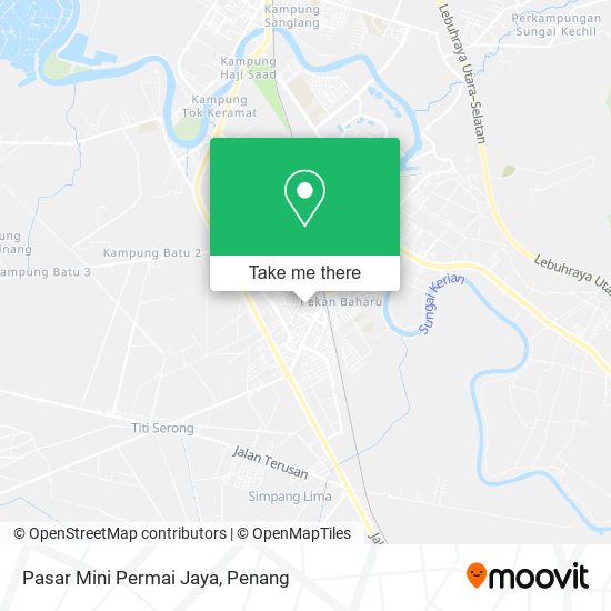 Peta Pasar Mini Permai Jaya