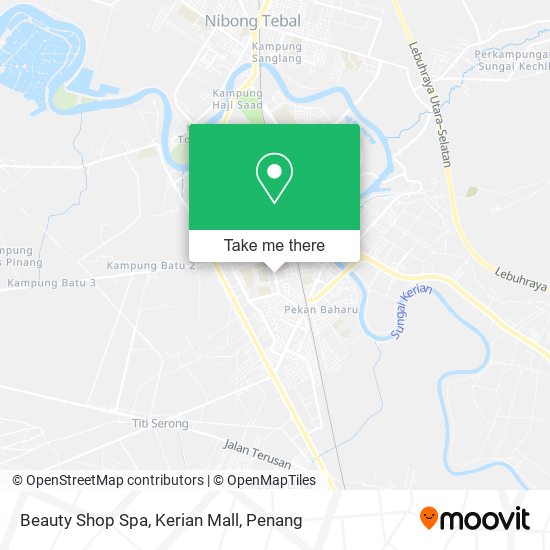 Beauty Shop Spa, Kerian Mall map