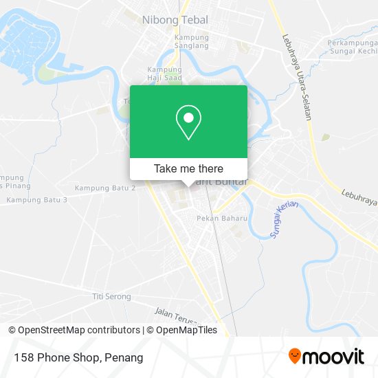 158 Phone Shop map