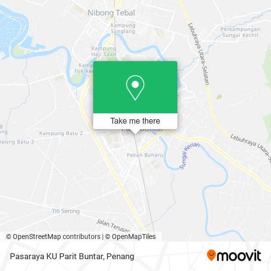 Pasaraya KU Parit Buntar map