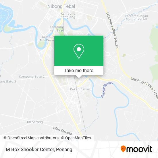 M Box Snooker Center map