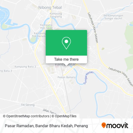 Peta Pasar Ramadan, Bandar Bharu Kedah
