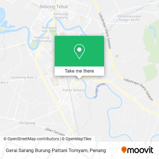 Peta Gerai Sarang Burung Pattani Tomyam