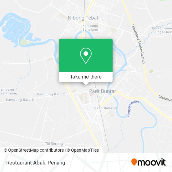 Restaurant Abak map