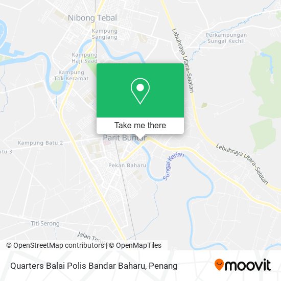 Quarters Balai Polis Bandar Baharu map