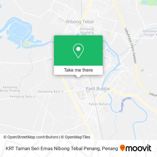 KRT Taman Seri Emas Nibong Tebal Penang map