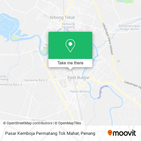 Pasar Kemboja Permatang Tok Mahat map