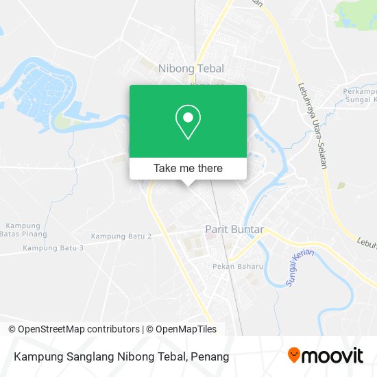 Peta Kampung Sanglang Nibong Tebal