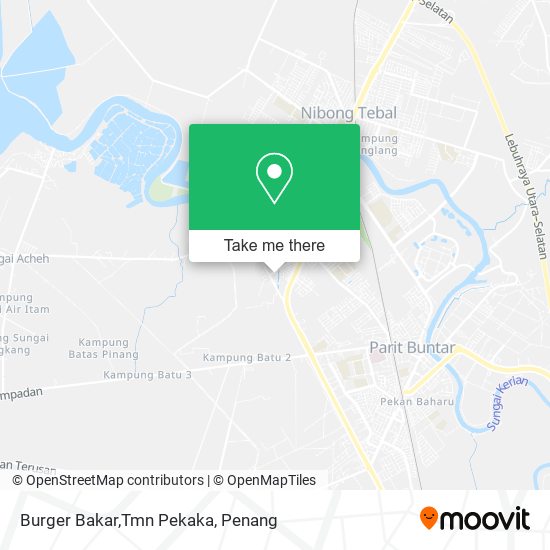 Peta Burger Bakar,Tmn Pekaka