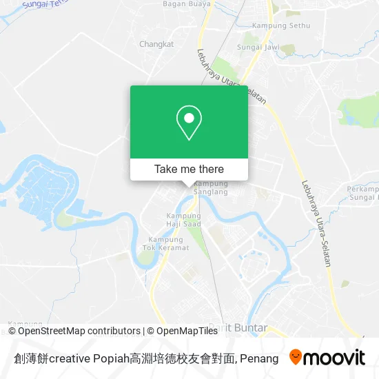 Peta 創薄餅creative Popiah高淵培德校友會對面