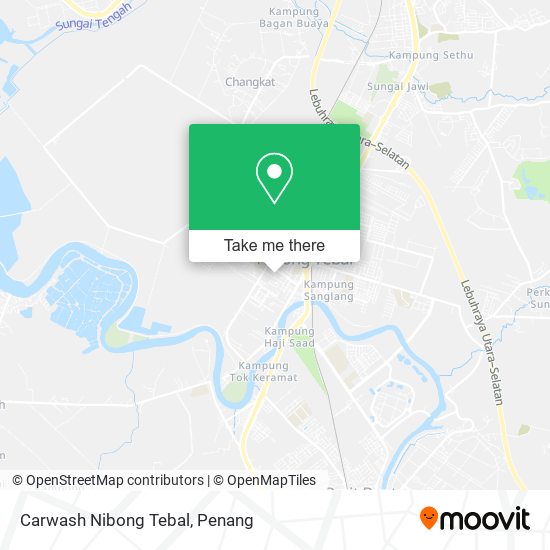 Carwash Nibong Tebal map