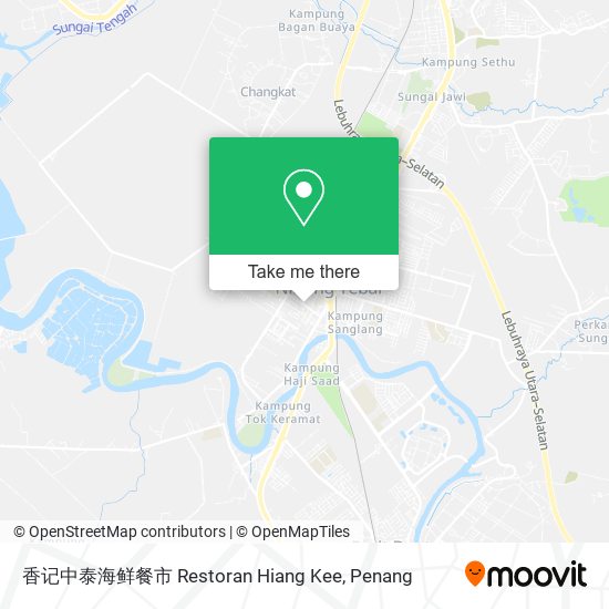 香记中泰海鲜餐市 Restoran Hiang Kee map